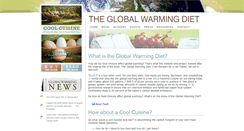 Desktop Screenshot of globalwarmingdiet.org