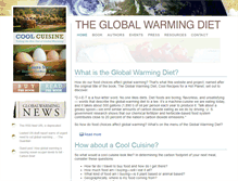 Tablet Screenshot of globalwarmingdiet.org
